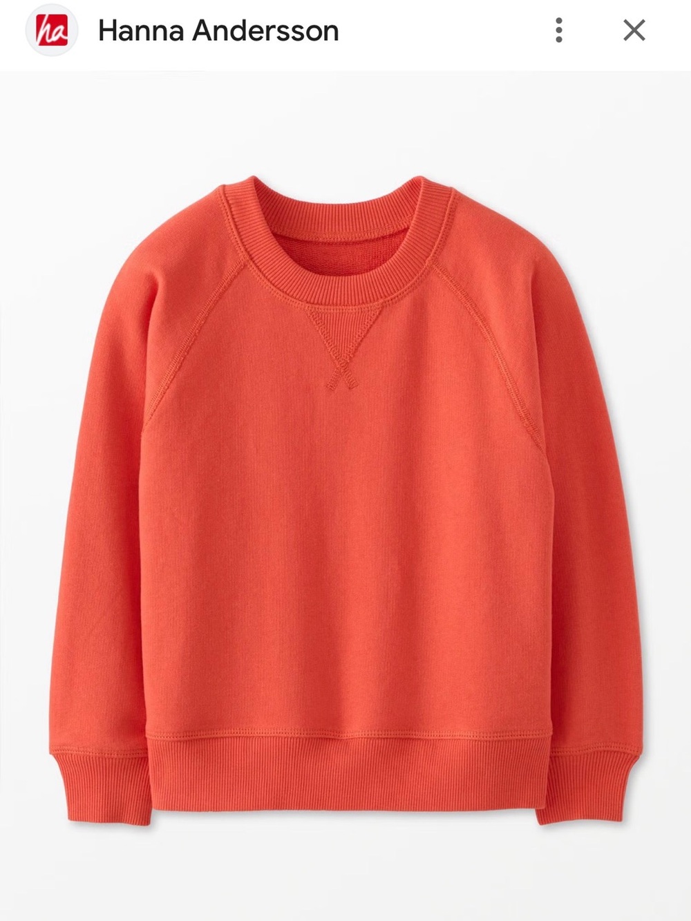 💙 Hannah Andersson French Terry Sweatshirt 💙